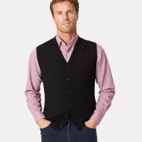 Pronto Uomo Merino Wool Vest - Picture 1 of 8